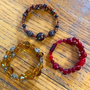 Set of Beaded Bracelets